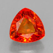 Deep Reddish Orange Sapphire