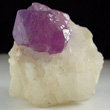 Pink-Purple Sapphire in Matrix