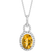 Citrine Pendant Necklace