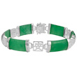 Jade Silver Bracelet