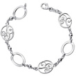 Sterling Silver Oval Links Bracelet