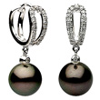 Black Tahitian Pearl Earrings