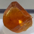 Transparent Orange Clinohumite Crystal