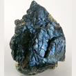 Covellite on Pyrite Matrix