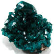 Deep Green Dioptase Cluster