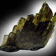 Transparent Epidote Crystal Cluster