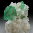 Green Fluorite Octahedrons