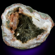 Millerite in Geode