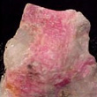 Pink Rhodochrosite on Quartz