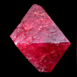 Ruby Spinel Octahedron