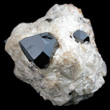 Black Rutile in Matrix