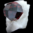 Perfect Spessartine Crystal on Matrix