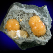 Golden-Yellow Stilbite Balls