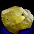 Large Sulfur Crystal with Bitumen