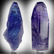 Tanzanite Showing Pleochroism